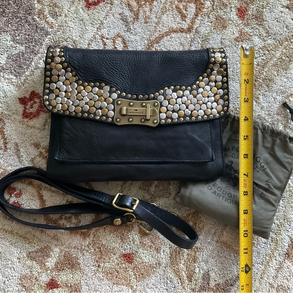 Campomaggi Leather Bag Clutch or Crossbody - Picture 2 of 13